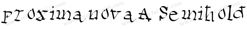 proximanovaA Semihold字体转换